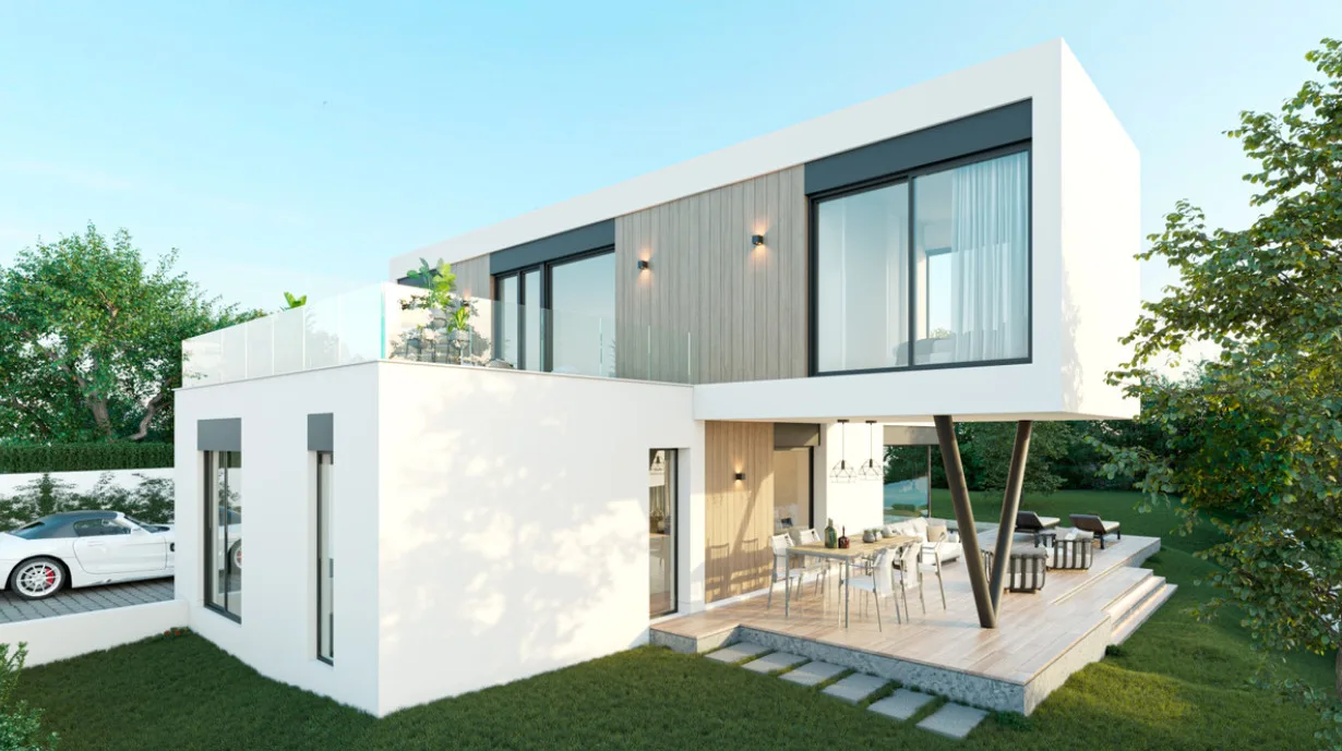 Moderne Villa mit Meerblick im La Cala Resort, Costa del Sol