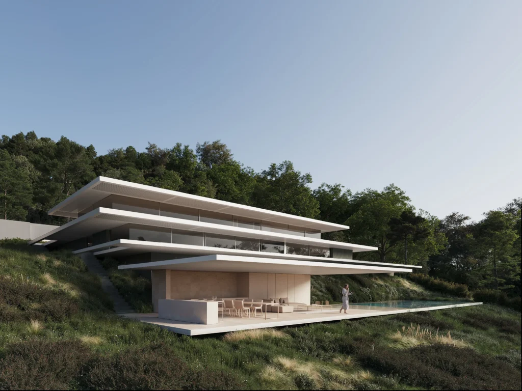 Elegante Villa mit Blick auf den Golfplatz in Sotogrande