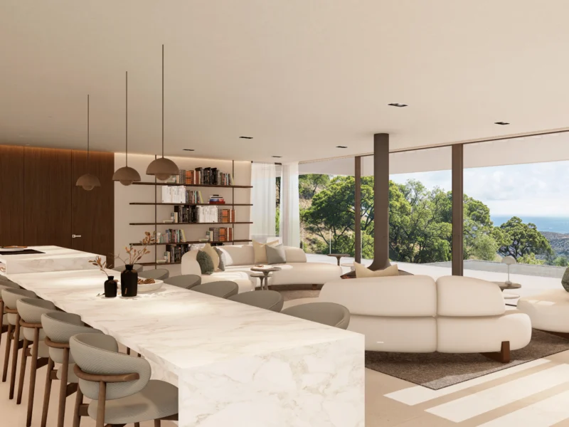 Elegante Villa mit Panoramablick in Montemayor, Costa del Sol