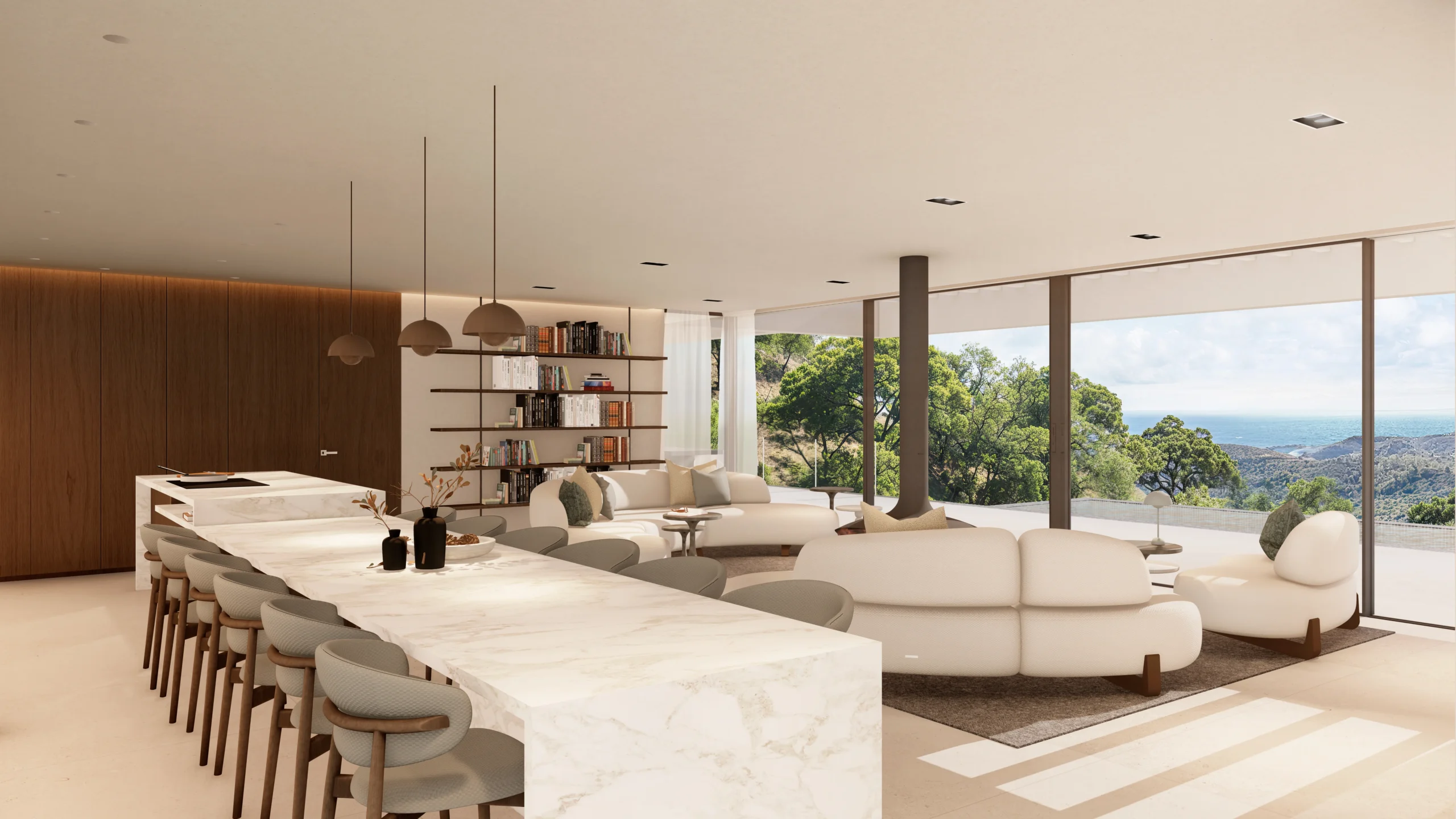 Elegante Villa mit Panoramablick in Montemayor, Costa del Sol