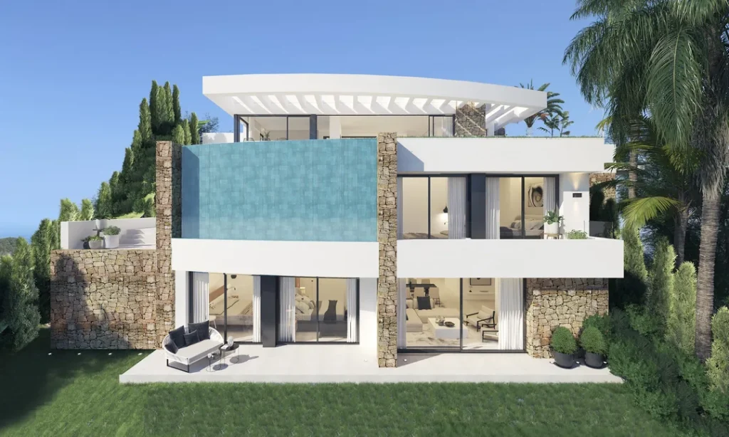 Moderne Villa in Marbella mit Panoramablick und Infinity-Pool