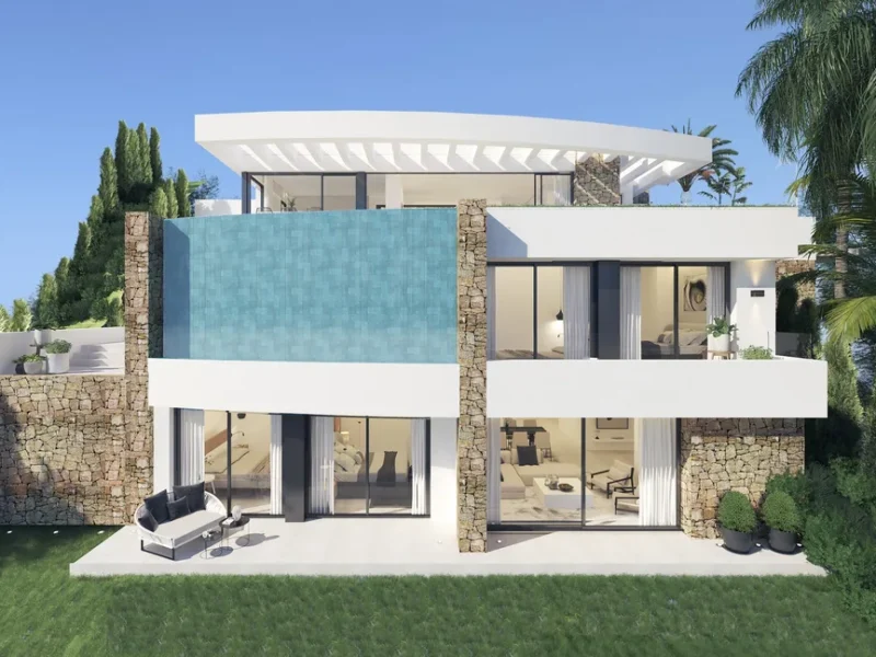 Moderne Villa in Marbella mit Panoramablick und Infinity-Pool