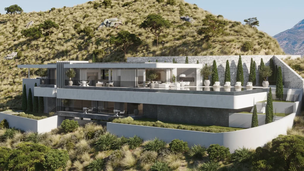 Elegante Villen mit atemberaubendem Blick in Marbella