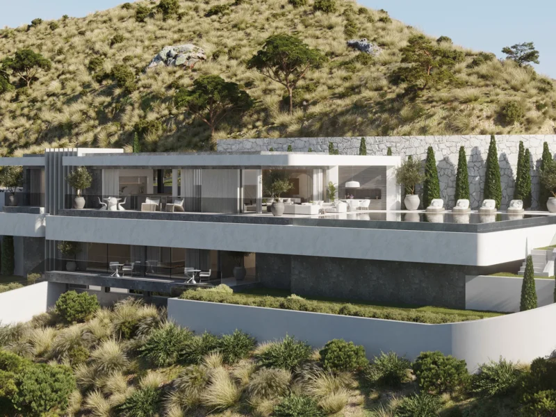 Elegante Villen mit atemberaubendem Blick in Marbella