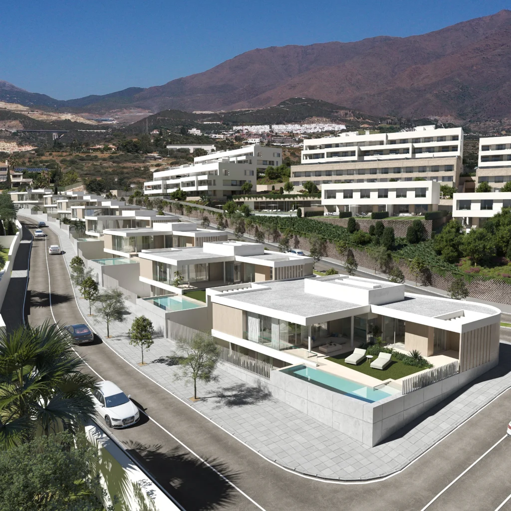 Elegante Villen mit Panoramablick in Marbella an der Costa del Sol