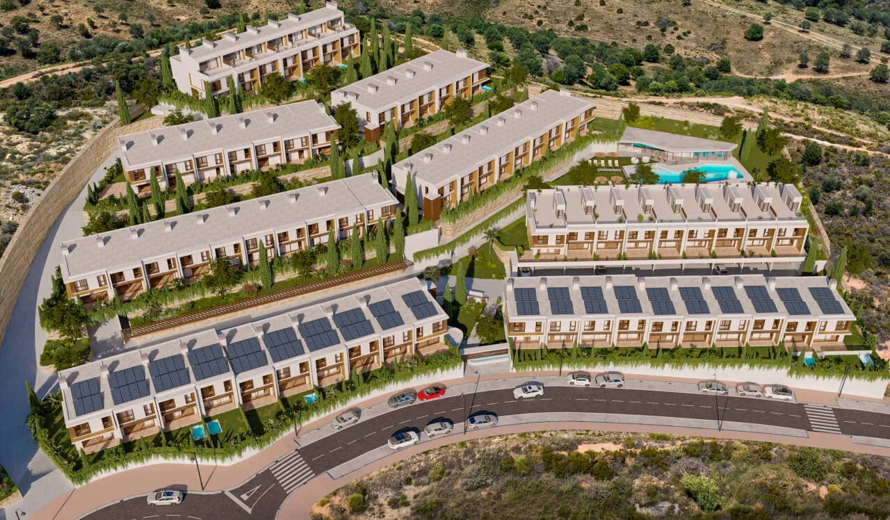 Elegante Doppelhaushälfte mit Meerblick in Mijas Costa